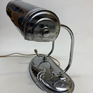 Chrome Art Deco desk lamp 