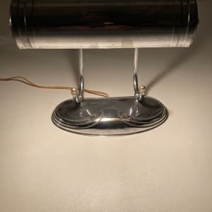 Chrome Art Deco desk lamp 