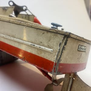 Lionel craft tin wind up toy boat 