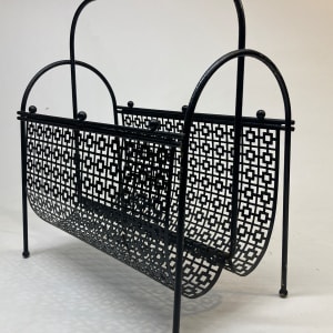 mid century modern magazine rack 