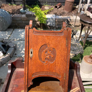 small oak wall cabinet 