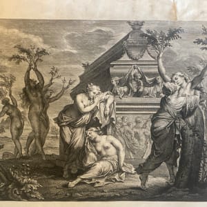 unframed  Metamorphoses of Ovide Clymene steel engraving 