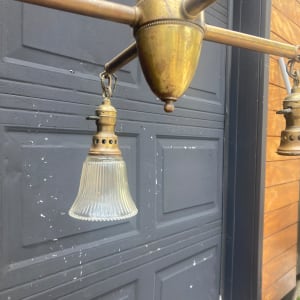 turn of the century brass chandelier 