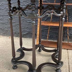 Early 20th century carved lamp table 