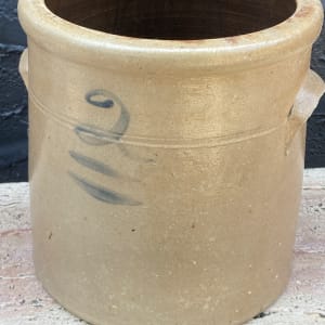 2 gallon salt glaze crock 