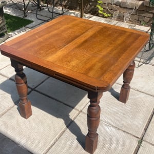Small oak refectory table 