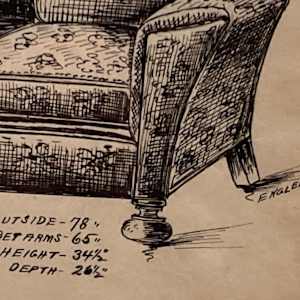 Original framed sofa rendering -3653 