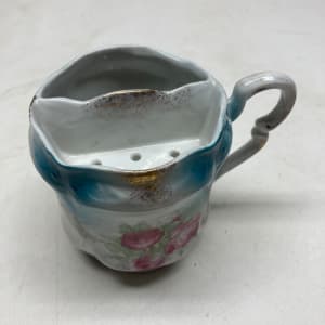 Victorian porcelain mustache mug 