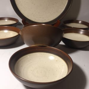 6" English stoneware bowl(s) 