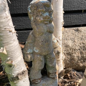 cement garden gnomes 