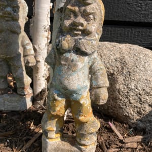 cement garden gnomes 