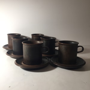 Arabia cups and saucers 