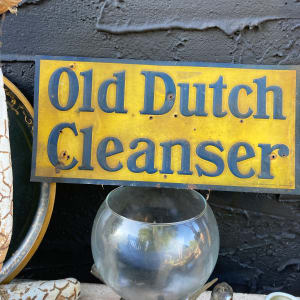 Old Dutch Cleanser metal sign 