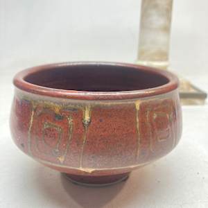 hand made Japanese studio pottery bowl 