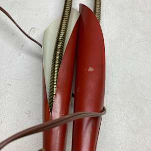 mid century modern cattail table lamp 