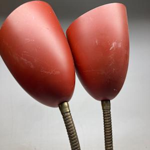 mid century modern cattail table lamp 