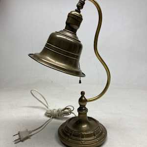 Arts n Crafts brass desk lamp 