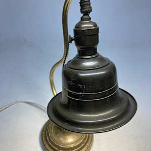 Arts n Crafts brass desk lamp 