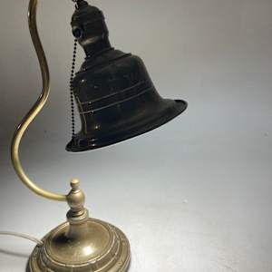 Arts n Crafts brass desk lamp 