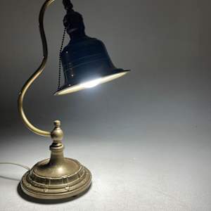 Arts n Crafts brass desk lamp 