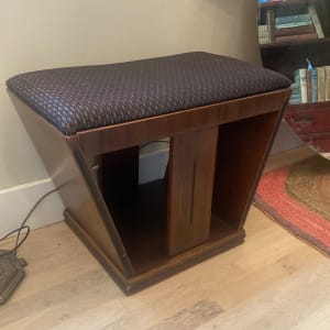 Art Deco vanity bench 