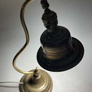 Arts n Crafts brass desk lamp 