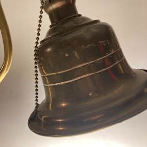 Arts n Crafts brass desk lamp 