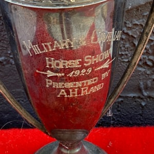 Vintage riding trophy 