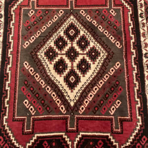 hand made Persian Afshar wool rug 