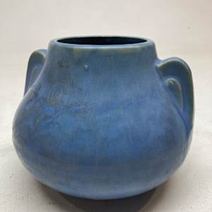 blue pottery vase, Image 2.