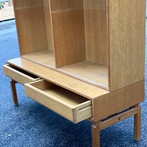 1960's oak bookcase by Marian Grabinski 