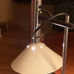 Robert Sonneman white floor spot lamp 