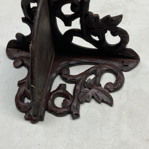 carved corner shelf 