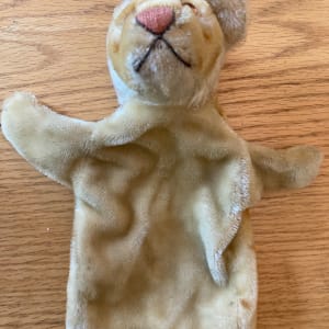 Steiff tiger hand puppet teddy bear
