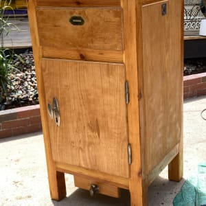 German made vintage ice box 