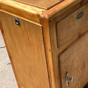 German made vintage ice box 