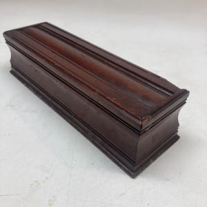 wooden box with sliding top 