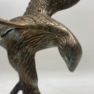 brass eagle sculpture 