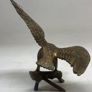 brass eagle sculpture 