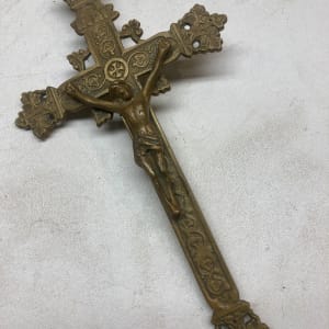 Small brass crucifix 