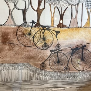 Virginia Peterson bicycle painting 