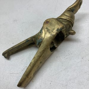 brass gnome nut cracker 