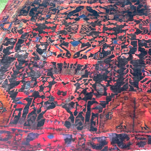 Hand made wool Persian rug 