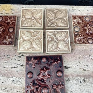 Box of turn of the century tiles 