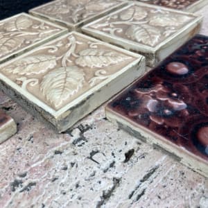 Box of turn of the century tiles 