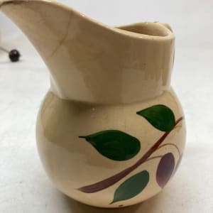 hand painted Watt pitcher 