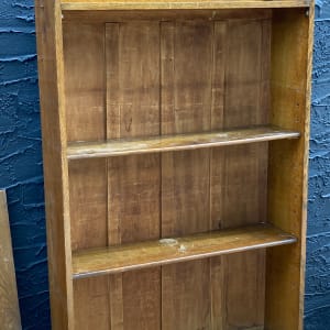 turn of the century oak bookcase 