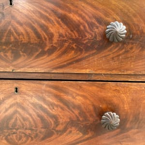 Mahogany Empire 3 drawer chest 