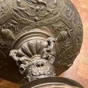 Cast bronze coupe dore du XIXe siècle 