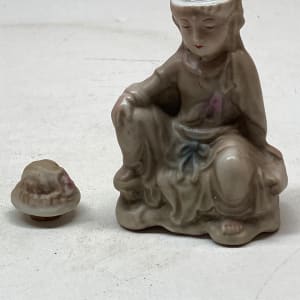 Asian female figural perfume 